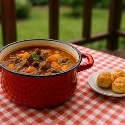 🥣 Apu Kedvence – Gulyás és Pogácsa