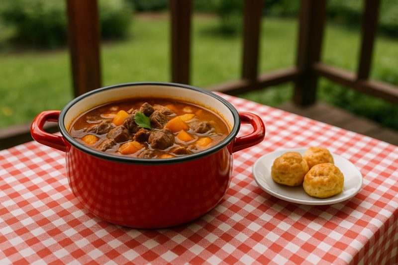 🥣 Apu Kedvence – Gulyás és Pogácsa