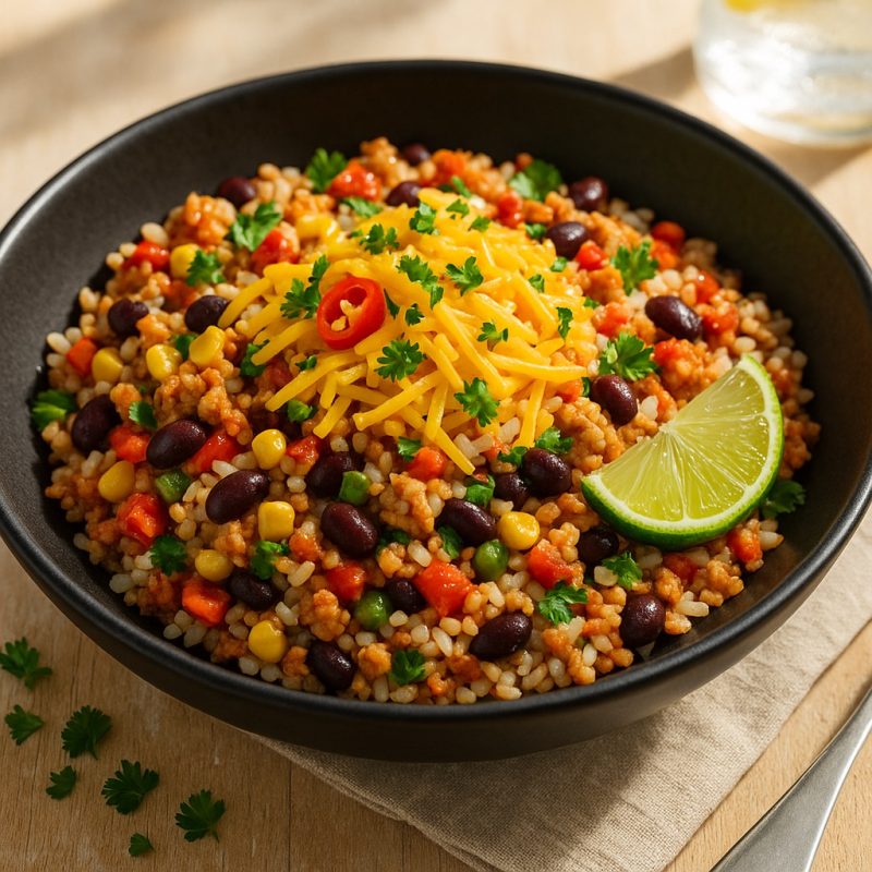 ✨ MexiFit Rizses Tál — egészséges mexikói fiesta! 🌶️🍚