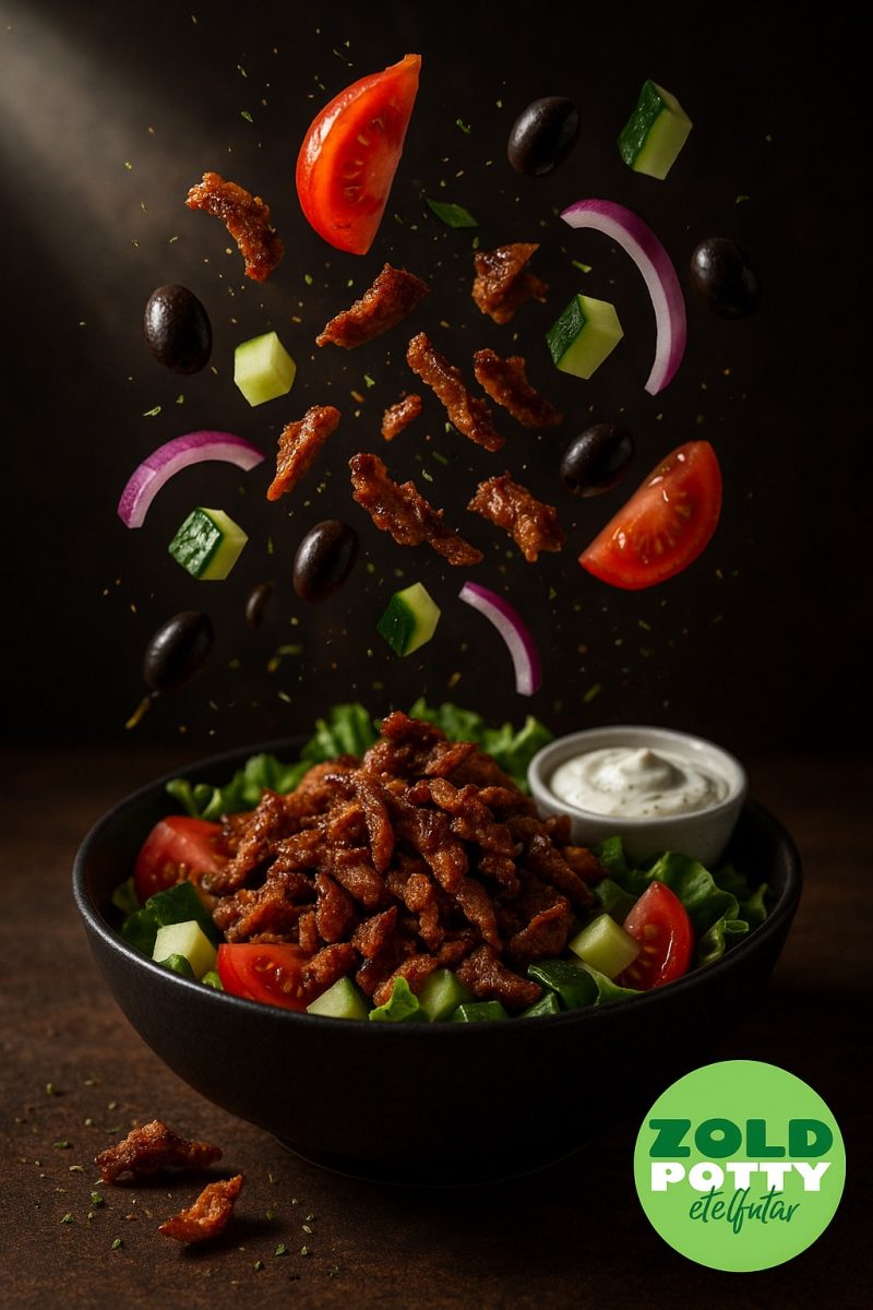 🥗💚 ÚJDONSÁG a fedélzeten – GyrosZöld Saláta!    Keto 450g.