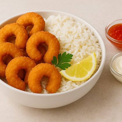Crispy Rákocska Tál – Surimi Falatkák körettel (400 g)