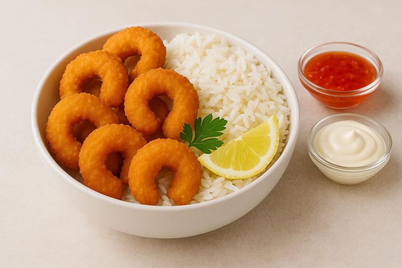 Crispy Rákocska Tál – Surimi Falatkák körettel (400 g)