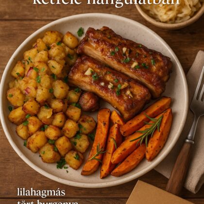 🥩 Omlós fokhagymás oldalas – ahogy otthon készülne