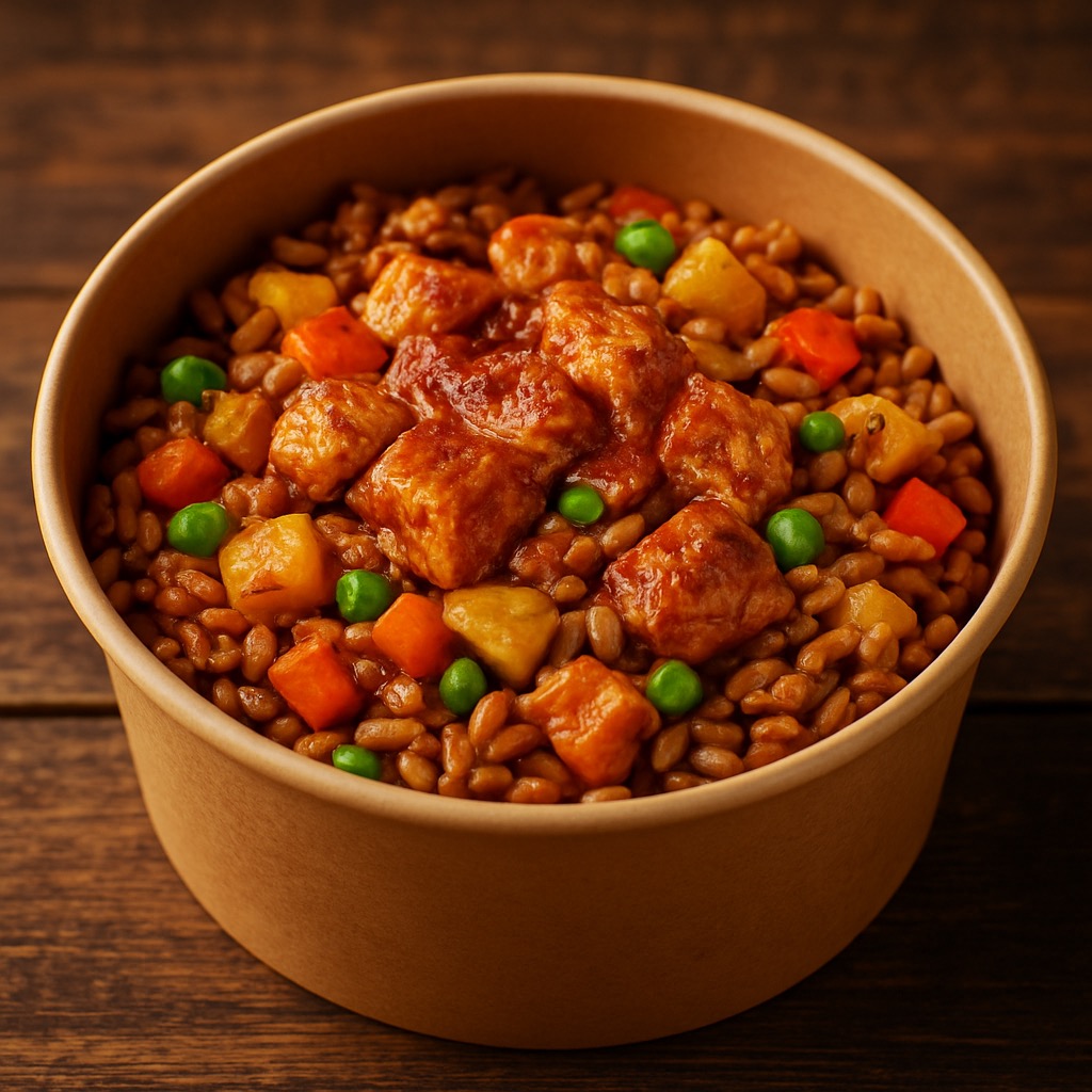 Gourmet Rizses Hús Tál – Csirke • Zöldség • Balance - Image 2