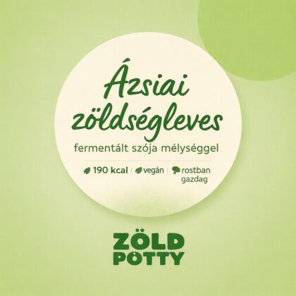 Ázsiai Zöldségleves – fermentált szója mélységgel