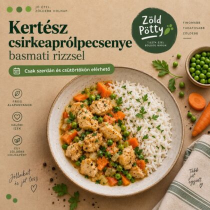 Kertész csirke-aprópecsenye basmati rizzsel